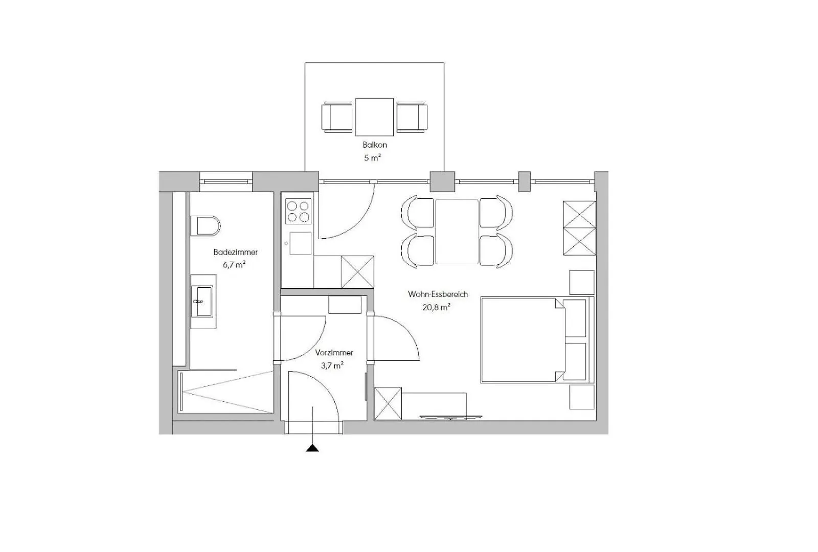 Stylische Wohnung Mit Balkon Vienna Apartment